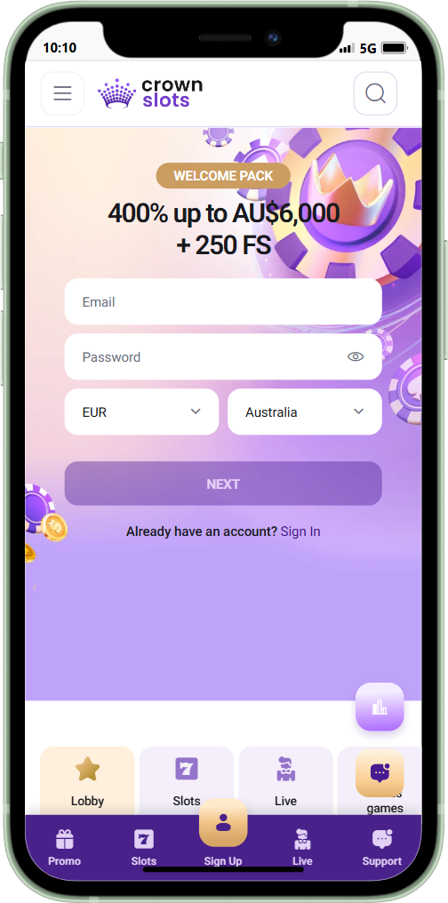 Crown Slots Mobile Casino