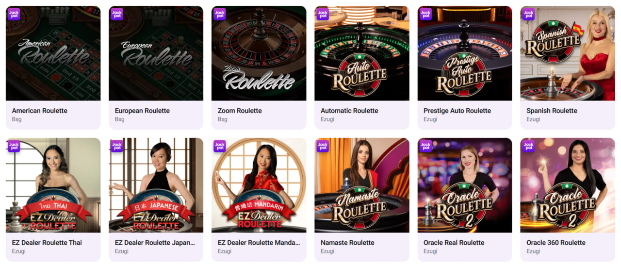 Roulette at CrownSlots Casino