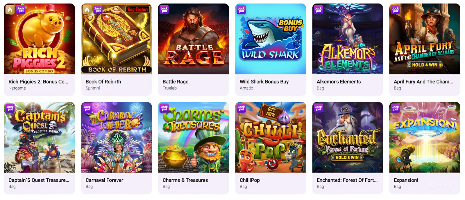Bonus Games at CrownSlots Online Casino
